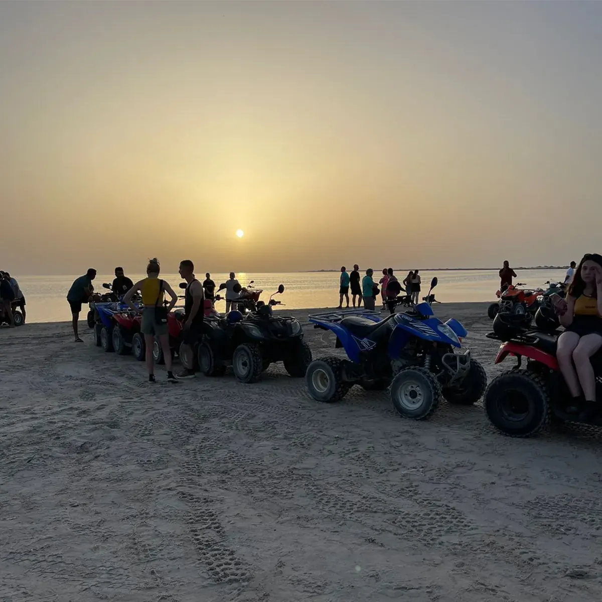 Quad dans le désert tunisien